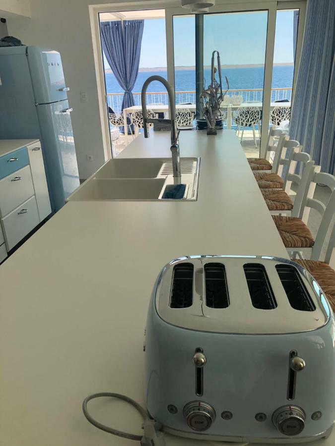 Villa Beline Direct Aan Zee, Verwarmd Zwembad En Sauna Трибань-Крушица Екстер'єр фото